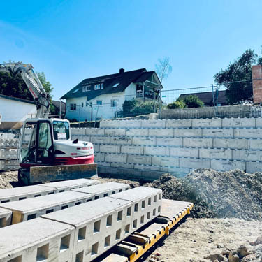 ALPIN Betonblock System zur Hangabsicherung